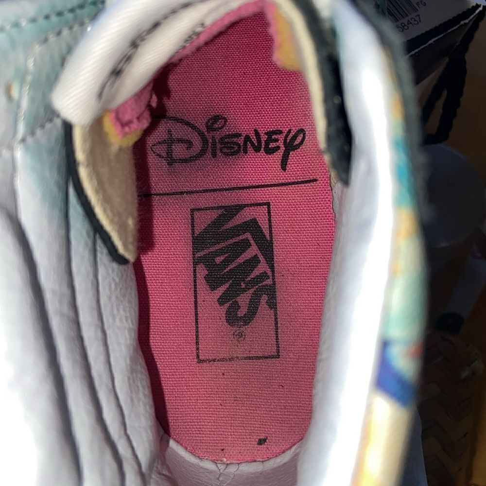 Van's Disney Princess’s Shoes Lace Up Sneakers Rare NWOB Size 6 - Picture 9 of 10